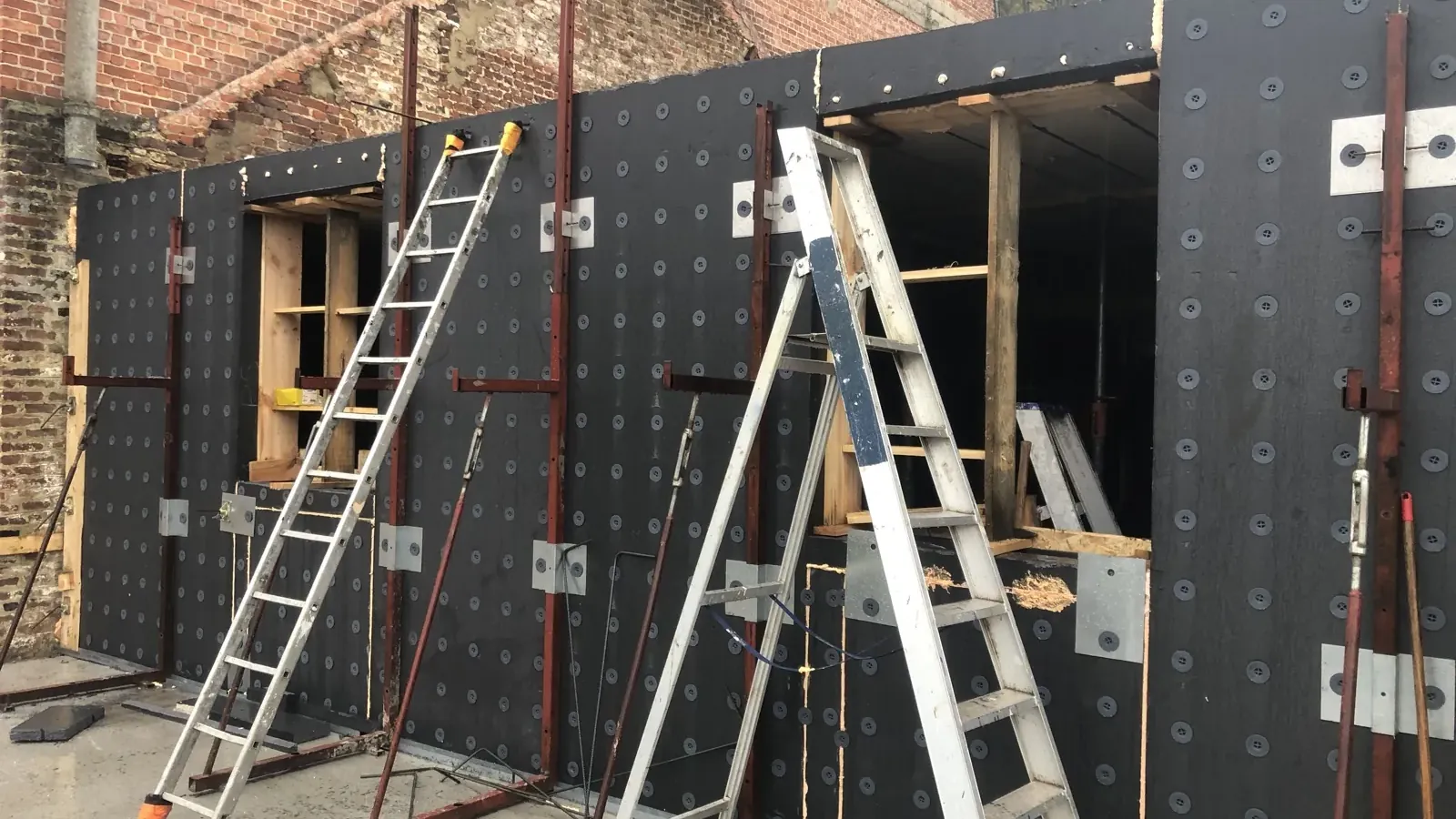 Prémurs isolés KlimaMur livrés sur chantier